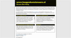 Desktop Screenshot of haagsekunstenaars.nl